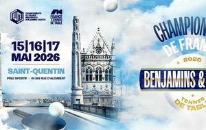 CHAMPIONNAT FRANCE BENJAMINES 2026