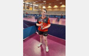 SAMANTHA CHAMPIONNE DES ARDENNES SENIORE