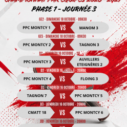 Championnat par équipes - Phase 1 - Journée 3